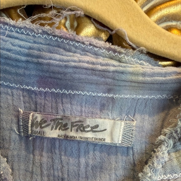 We The Free Blue Textured Top - Picture 2 of 4